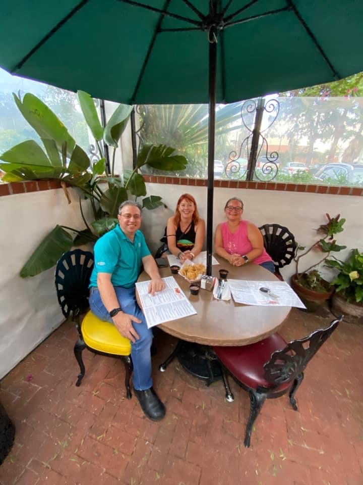 Dinner night one with Ann Marie and Philip